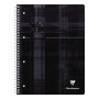 Cahier reliure intégrale 22,5x29,7cm 160p ligné perfo. 4 trous