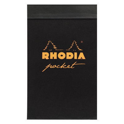Blocs Pocket Rhodia O&B 7,5x12cm 40f Q.5x5 80g en présentoir de 20 pcs