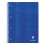 Cahier reliure intégrale 22,5x29,7cm 160p Q.5x5 perfo. 4 trous
