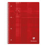 Cahier reliure intégrale 22,5x29,7cm 160p ligné perfo. 4 trous