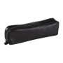 CUIR NOIR Trousse rectangulaire 21x4x6cm