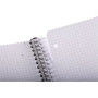 Cahier reliure intégrale 22,5x29,7cm 160p Q.5x5 perfo. 4 trous