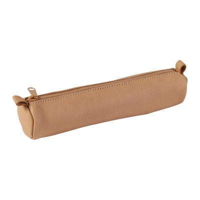 CUIR NATUREL Petite ronde Ø3,5x18cm