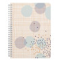 Zephir, Cahier reliure intégrale, A5 - 14,8 x 21 cm, 148 pages, ligné, ass.