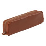 CUIR teinté trousse rectangulaire 21x4x6cm Chataîn
