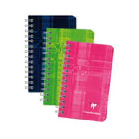 Carnet reliure intégrale 7,5x12cm 100p Uni