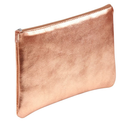 CUIRISÉ Trousse cuir Plate 11x22cm Cuivre