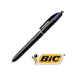 Bic Stylo à bille 4 Couleurs PRO, pointe moyenne rétractable