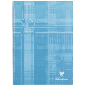 Brochure rembordée Turquoise 21x29,7cm 192p ligné + marge