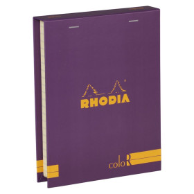 Coffret Rhodia coloR VIOLET (3 blocs agrafés coloR ligné +2 crayons)