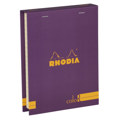 Coffret Rhodia coloR VIOLET (3 blocs agrafés coloR ligné +2 crayons)