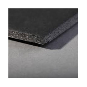 Carton mousse 100x140cm 6F 3mm Noir