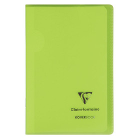 Koverbook carnet piqué polypro transparent 11x17cm 96p Q.5x5 coloris assortis
