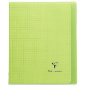 Koverbook piqué polypro transparent 10 couleurs ass. 17x22cm 96p Q.5x5 - livré e