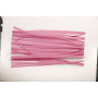 1 feuille Crépon non dégorgeant 2,50x0,50m - Cerise
