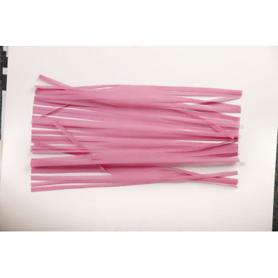 1 feuille Crépon non dégorgeant 2,50x0,50m - Cerise