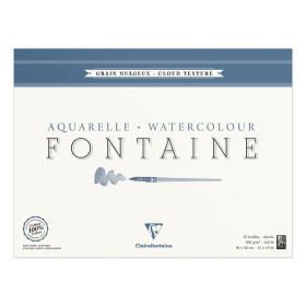 Bloc Fontaine G.Nuageux 36x48 15F 300g C4 côtés