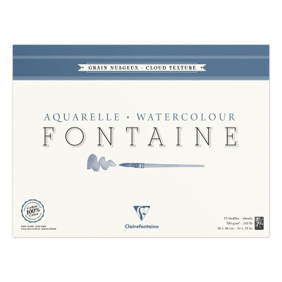 Bloc Fontaine G.Nuageux 36x48 15F 300g C4 côtés