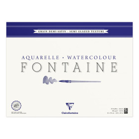 Bloc Fontaine 1/2 satiné 42x56 300g 25F C4 côtés