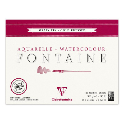 Bloc Fontaine GFin 18x24 25F 300g C4 côtés