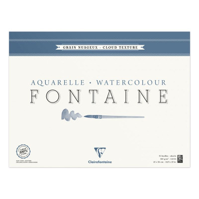 Bloc Fontaine G.Nuageux 42x56 15F 300g C4 côtés