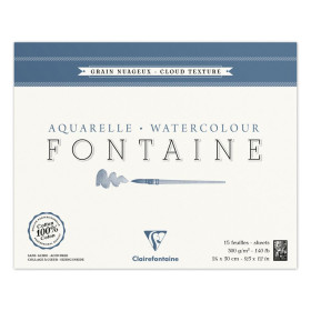 Bloc Fontaine G.Nuageux 24x30 15F 300g C4 côtés