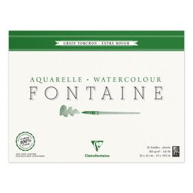 Bloc Fontaine G.Torchon 30x40  25F 300g C4 côtés