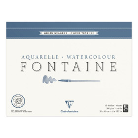 Bloc Fontaine G.Nuageux 30x40 15F 300g C4 côtés