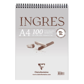 Bloc Ingres Etude vergé A4 100F 80g