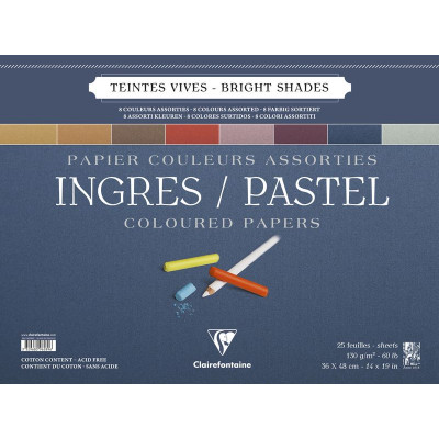 Bloc Ingres RI 36x48 25F 130g ass Vif