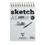Bloc Sketch croquis RI A5 100F 90g ivoire