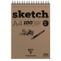 Bloc Sketch croquis RI A4 100F 90g blanc