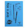 Bloc GraFiT encollé A4 80F 90g Dot