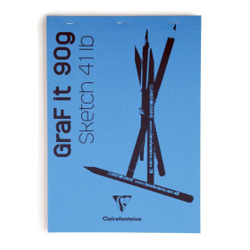 Bloc GraFiT A6 80F 90g Bleu royal°78 O