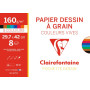 Pochette Dessin Couleur à Grain A3 8F 160g assorti vif