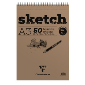 Bloc Sketch croquis RI A3 50F 90g
