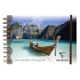 Carnet voyage PP A5 30F dessin 180g Bateau