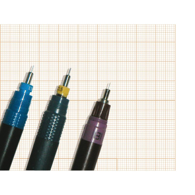 Bloc papier vélin millimétré encollé A4 50F 90g