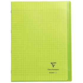 Koverbook piqué polypro transparent 10 couleurs ass. 21x29,7cm 96p séyès - livré