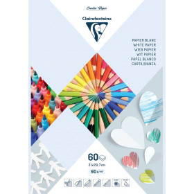 Bloc Loisirs papier dessin A4 60 feuilles 90g