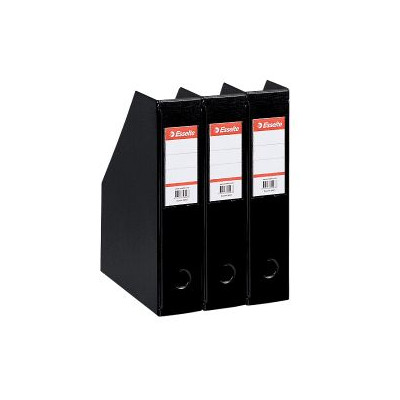 Porte-revues PVC70mm Esselte, Lot de 3, Noir