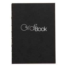 Carnet Graf'Book 360° A6 100g dos brute cousu 200p