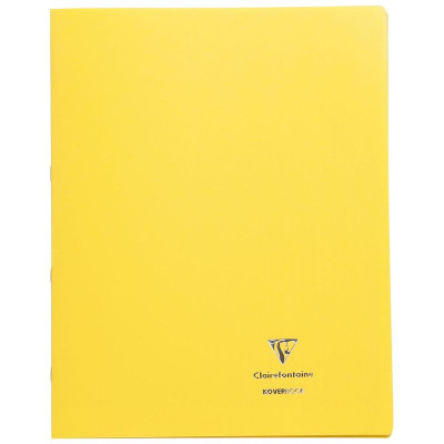 Koverbook piqué polypro opaque Jaune 24x32cm 96p séyès
