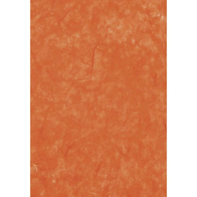 Sac-étui de 10 feuilles de papier mûrier 65x95cm orange