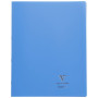 Koverbook piqué polypro opaque Bleu 24x32cm 96p séyès