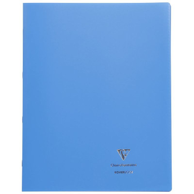 Koverbook piqué polypro opaque Bleu 24x32cm 96p séyès