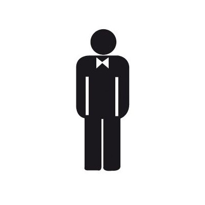 PICTO TOILETTES HOMMES 1F