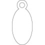 Boite 1000 Etiquettes A FIL BLANC 11X24