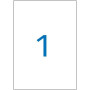 P 20 Etiquettes BLEU 210X297
