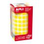 GOMMETTES JAUNE 10,5 MM ROUL